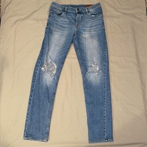 Men's blue jeans